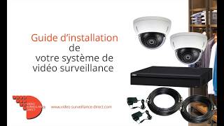 Installation de camera de surveillance et raccordement à lenregistreur vidéo [upl. by Absa810]