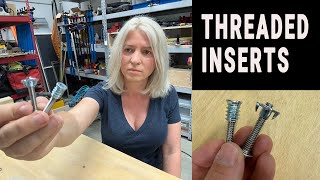 How to use threaded inserts for wood Complete guide to threaded inserts and Tnuts [upl. by Dubois]