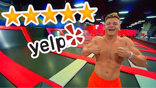 FLIPPING AT THE BEST REVIEWED TRAMPOLINE PARK IN THE WORLD [upl. by Beeck153]