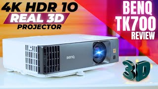 BenQ TK700 Native 4K HDR10 Projector 2023  Cheapest 4K Projector In India  BenQ TK700 Review [upl. by Aokek536]