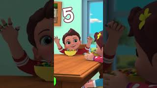 Numbers Song With Finger Family shorts nurseryrhymes kidssong meekosfamily [upl. by Eedak]