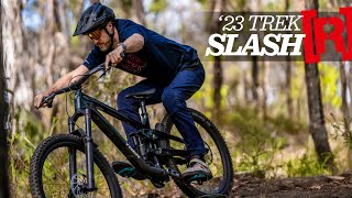 Trek Slash  allnew for 2023  First Ride Review [upl. by Airitak850]