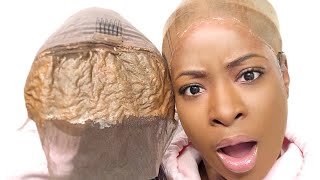 HOW TO GET REAL SCALP WITHOUT BLEACHING KNOTS  LACE WIG INSTALL WITH FEEDIN BRAIDS VIPBEAUTY HAIR [upl. by Idette]