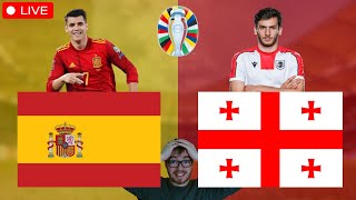 Spanien  Georgien  UEFA EURO 2024 LIVE [upl. by Alathia]