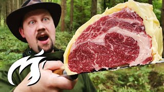 Wie du das epische Männerfrühstück im Wald grillst ASMR 🔥🔥🔥 [upl. by Trocki]