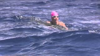 Carina Bruwer Swims For Hope across the Bonifacio Straits amp Four Times across the Messina Straits [upl. by Park98]