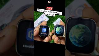 t800 ultra smart watch vs t800 ultra 2 smartwatch shorts [upl. by Klehm]