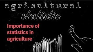 Importance of statistics in agriculture agriculture statistics by agricultural academy [upl. by Chak]