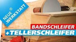 13 Tellerschleifer  Bandschleifer Maschinen Umbau  selber bauen [upl. by Rebak]