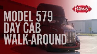 Peterbilts Model 579 Day Cab WalkAround [upl. by Charlotte]