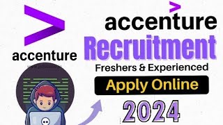 accenture recruitment 2024 for fresher  software engineer  step by step process apply online [upl. by Telrats]