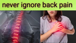 The Intriguing Connection Between Back Pain and Heart Disease backpain heartdisease [upl. by Enalb]