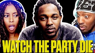 KENDRICK LAMAR  quotWATCH THE PARTY DIEquot REACT COMPILATION [upl. by Bronder]