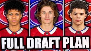 MONTREAL CANADIENS 2024 NHL DRAFT PLAN REVEALED… [upl. by Ailemak]