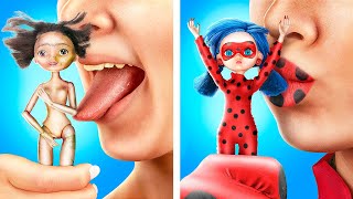 Como se tornar Ladybug na vida real  De boneca nerd a Ladybug linda [upl. by Pros977]