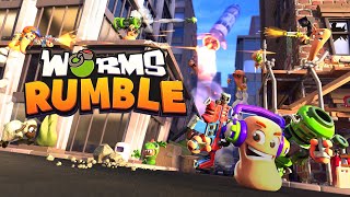 WORMS RUMBLE Multiplayer Gameplay [upl. by Onidranreb]