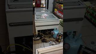 Fridge repair and regassing Deep fridge repair and regassing CocaCola fridge [upl. by Orsay]