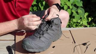 How To Change My Salomon Quicklaces [upl. by Jain]