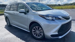 2021 Toyota Sienna Hybrid LE POV Test Drive amp Review [upl. by Eylatan]