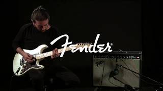 Fender American Elite Stratocaster HSS Shawbucker Olympic Pearl  Gear4music demo [upl. by Zins]