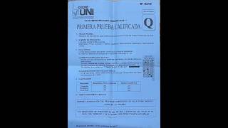 Mi primer examen de CEPRE UNI examen cepreuni postulantes estudiantes matemática uni fyp [upl. by Coughlin569]