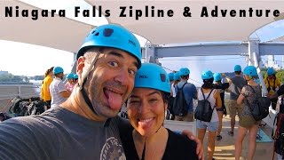 Niagara Falls Zipline amp Adventure Pass  Canada  HazardSports vLog 11 [upl. by Rep]