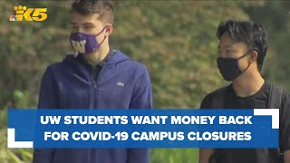 UW students want money back for COVID19 campus closures [upl. by Fari]