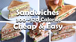 9 Healthy Sandwich Recipes For Weight Loss YOU NEED TO TRY [upl. by Branham]