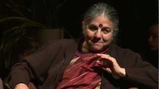 A Conversation with Vandana Shiva  Question 3  Treehugging and the Chipko Movement [upl. by Kimbra]