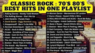 Classic Rock  70S 80S Best Hits in One Playlist [upl. by Hallagan219]