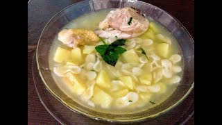 Sopa de pollo con fideos [upl. by Lashonda]