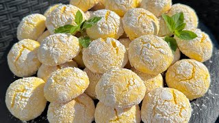 Biscotti Morbidi al Limone 🍋 che si Sciolgono in bocca 🤤 [upl. by Adams324]