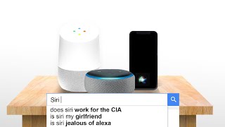 Siri Alexa and Google Home Answer the Webs Most Searched Questions  WIRED [upl. by Josefina]