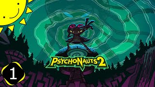 Lets Play Psychonauts 2  Part 1  Lobotos Labyrinth  Blind Gameplay Walkthrough [upl. by Gamin]