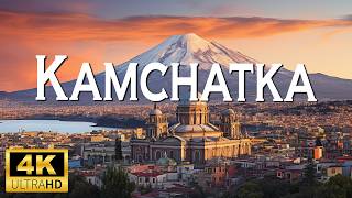 KAMCHATKA 4K ULTRA HD 60FPS  Inspiring Cinematic Music With Beautiful Cityscape  4K Nature Film [upl. by Naginnarb]