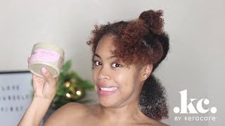 Another Bomb Wash and Go NEW CurlEssence by KeraCare First Impressions [upl. by Anilem]