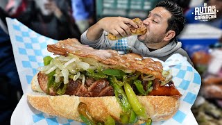 Tenis ropa y mucha comida en el TIANGUIS NOCTURNO de IZTAPALAPA [upl. by Suoivatnod862]