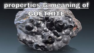 Goethite Meaning Benefits and Spiritual Properties [upl. by Cleres]