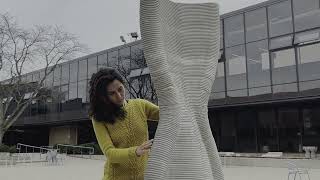 Shell Wall Coupling NonPlanar Robotic 3D Concrete Printing amp Topology Optimization [upl. by Sum144]