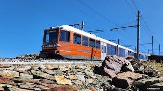 Riding the Gornergrat railway Zermatt  Gornergrat VS [upl. by Watters]