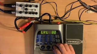 DigiTech RP200  Effects in stereo with Simplifier MK2 [upl. by Sral]