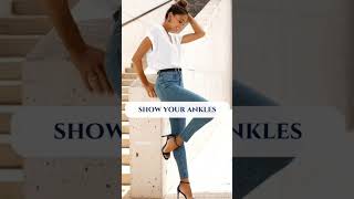 How to Style SKINNY JEANS Skinny Jeans Styling Tips How to style casual wardrobe styling tips [upl. by Attennaj]