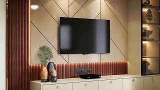 100 Modular Wallmounted TV Designs IdeasLED TV Designs [upl. by Manaker]