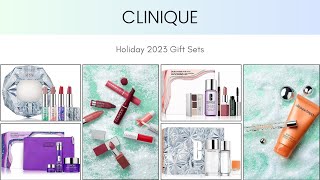 Clinique Holiday 2023 Gift Sets [upl. by Nohsar]