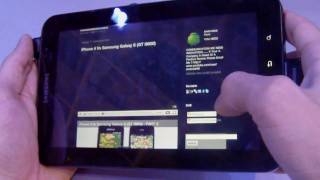 Samsung Galaxy Tab GTP1000 preview [upl. by Linders510]