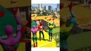 GTA 5 Spiderman Falling Off Highest Buildings gta gta5 ytshorts shortvideo [upl. by Bruning]