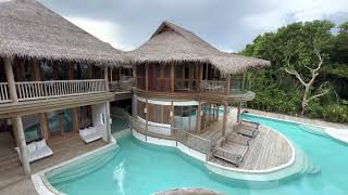 Soneva Fushi Maldives PrivateResidences Four Bedroom Private Residence  villa 38  room tour [upl. by Alebasi]