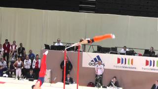 Epke Zonderland NED  High Bar  2015 European Championships Quals [upl. by Shewmaker]