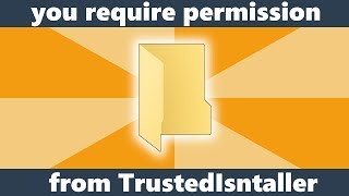 Fix you require permission from TrustedInstaller to change this folder Windows 1110817 [upl. by Lorenzana755]