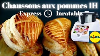 CHAUSSONS AUX POMMES 1H recette express au MONSIEUR CUISINE SMART [upl. by Bernice]